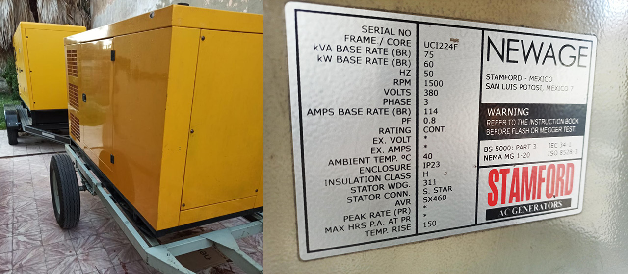 grupos electrogenos flota de alquiler 40 a 500 kva